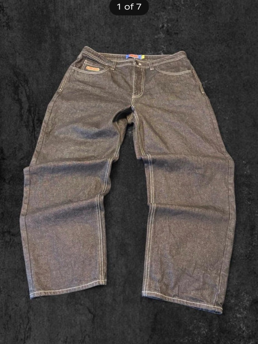 Empyre Men's Black Relaxed Denim Jeans